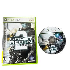 XBOX 360 Tom Clancy Ghost Recon 2 Advanced Warfighter Video Game With Case